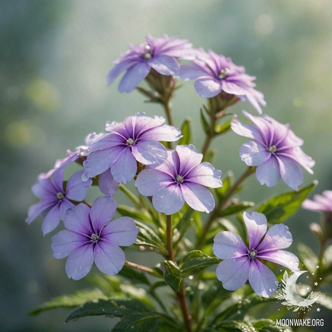 Красивая цветок камелии, окутанный легким туманом с блестящими стразами.