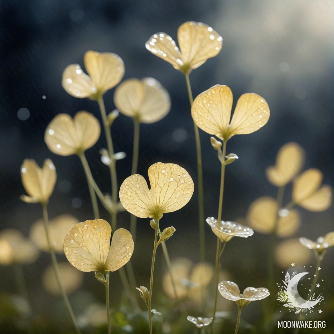 Спокойный гиацинт цвета аквамарин на фоне тихой ночи.