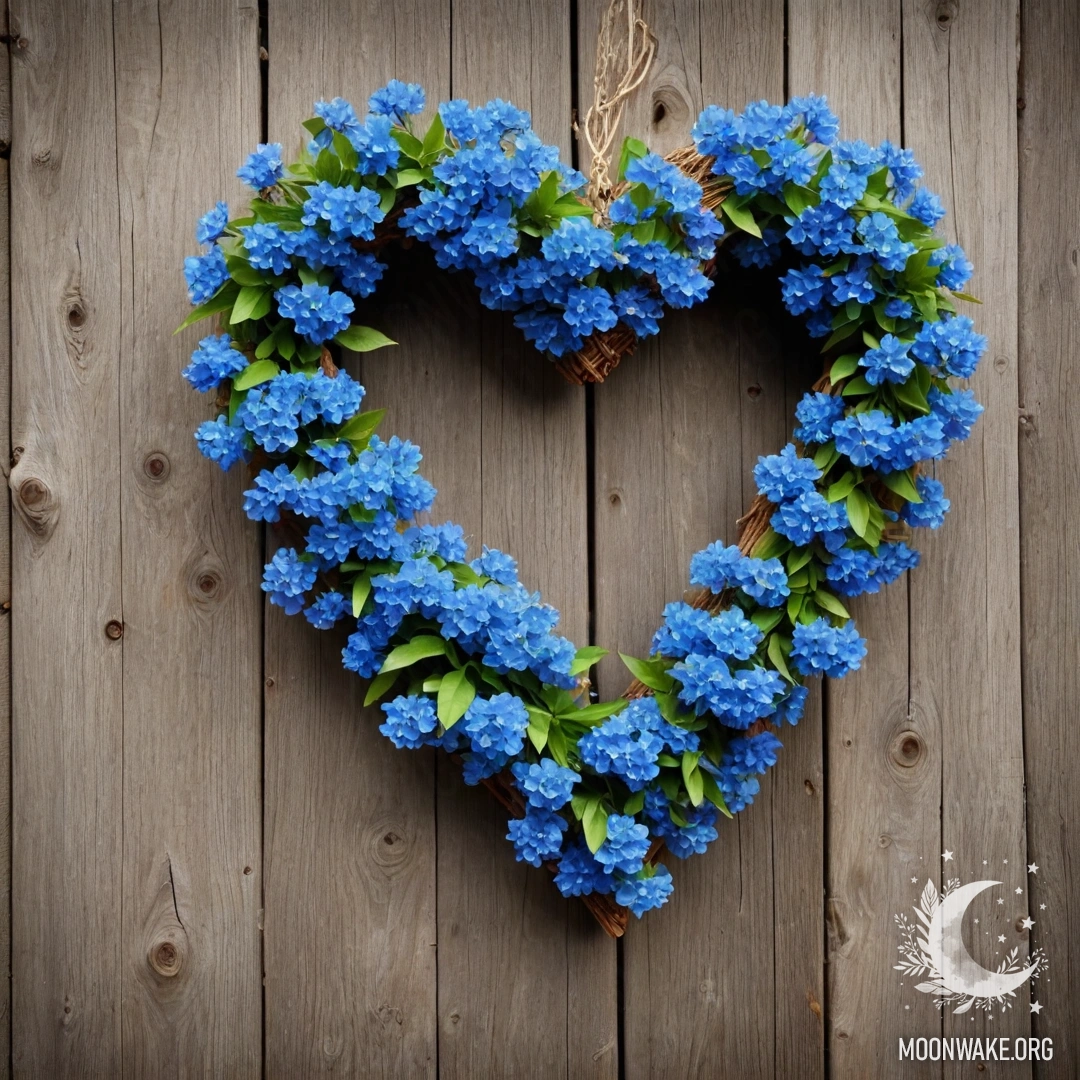 Металлический чайник с узорами на потрёпанном деревянном подоконнике, окружённый ромашками и тёплым светом гирлянды.