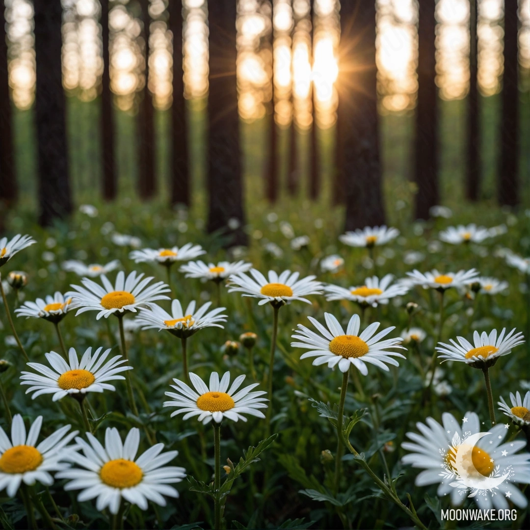 Стул, украшенный пледом и букетом цветов, на фоне обшарпанной стены в густом тумане.