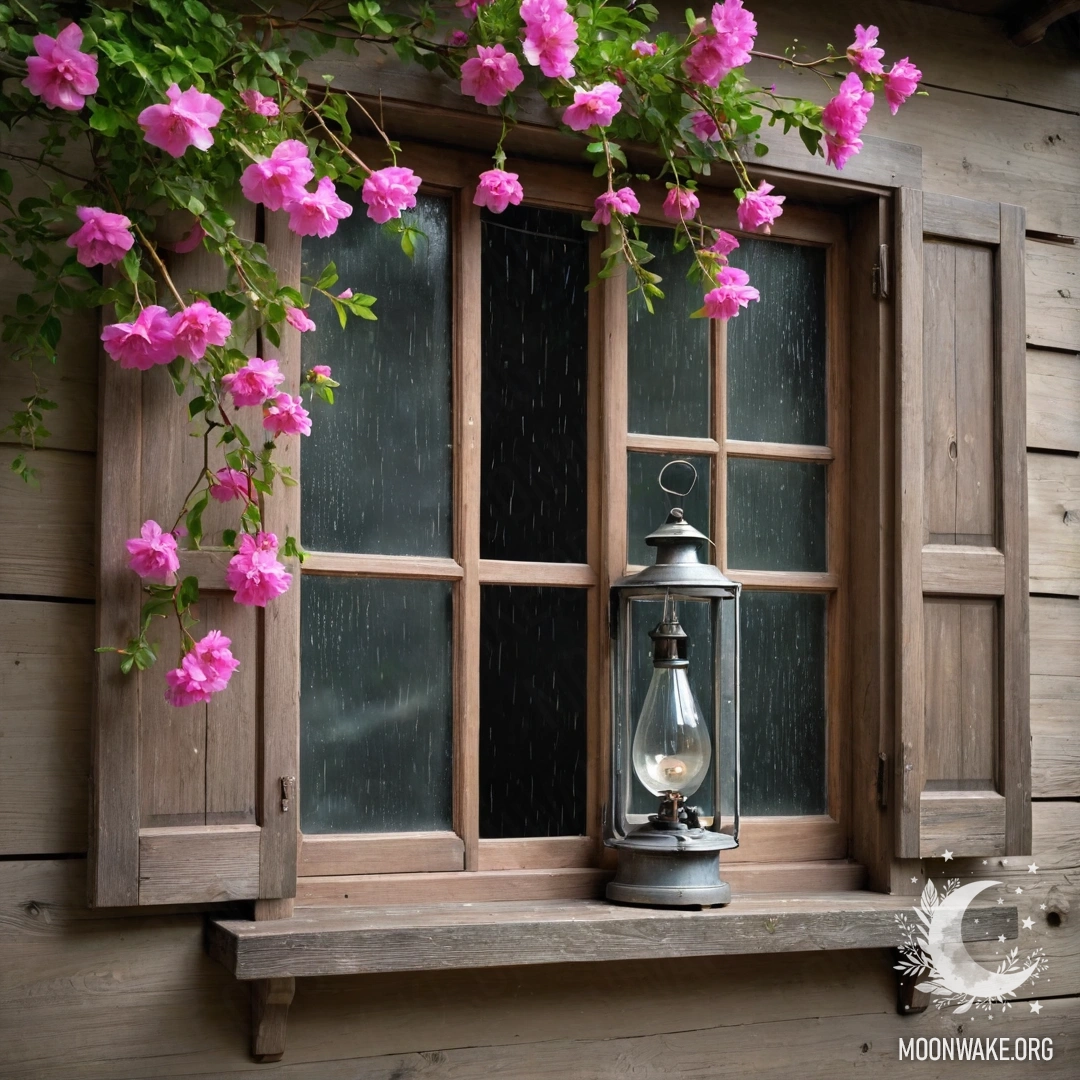 Ребёнок, нюхающий букет цветов на фоне заката.