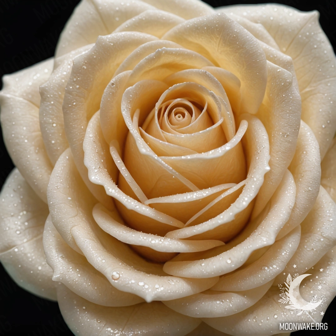 Нежная роза, выполненная из стекла, с замысловатыми деталями и сияющим покрытием.