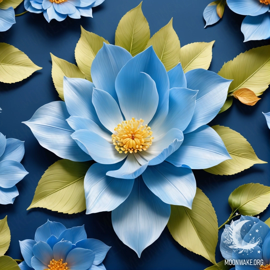 Великолепный цветок, выполненный полностью из шелка, с нежными лепестками, гладким стеблем и пышными листьями.