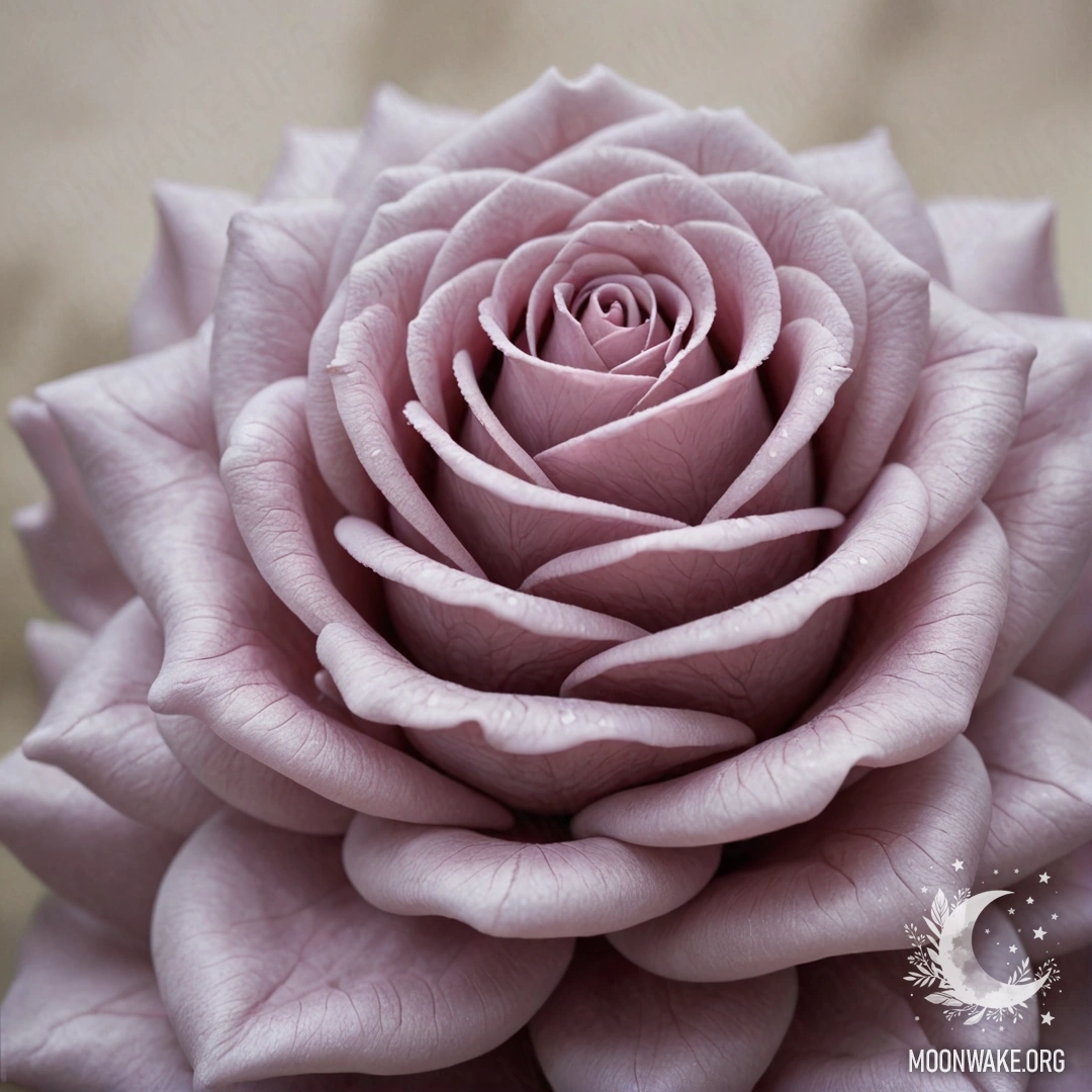 Нежная роза, созданная из эфирного тумана.