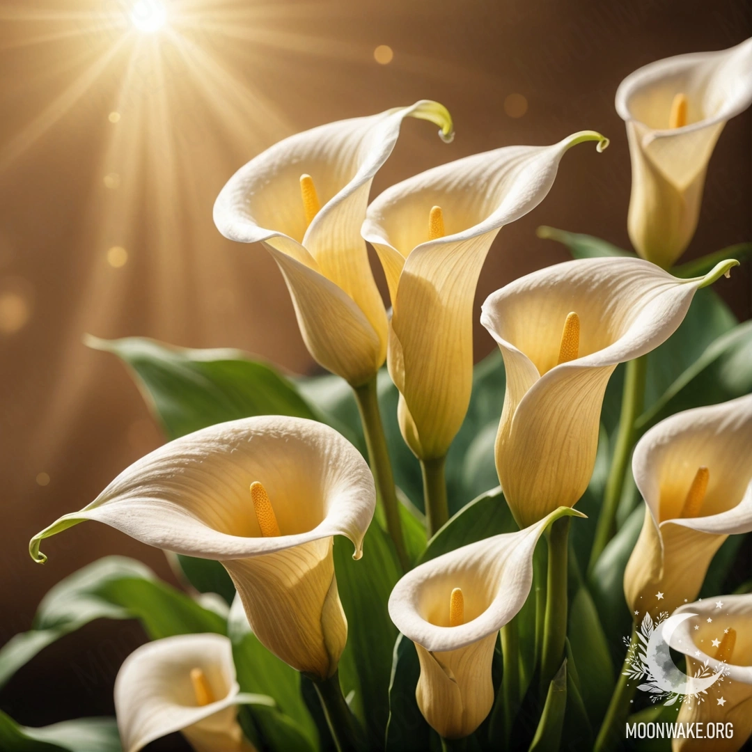 Акварельная картина фуксиевого вереска в морозе с блестящими акцентами.