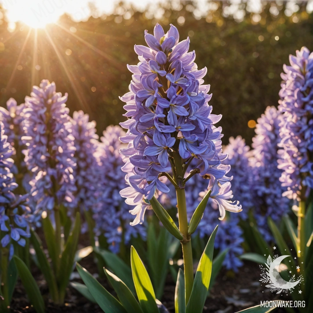 Золотая камелия распускается в ночной дымке, окруженная блестками.