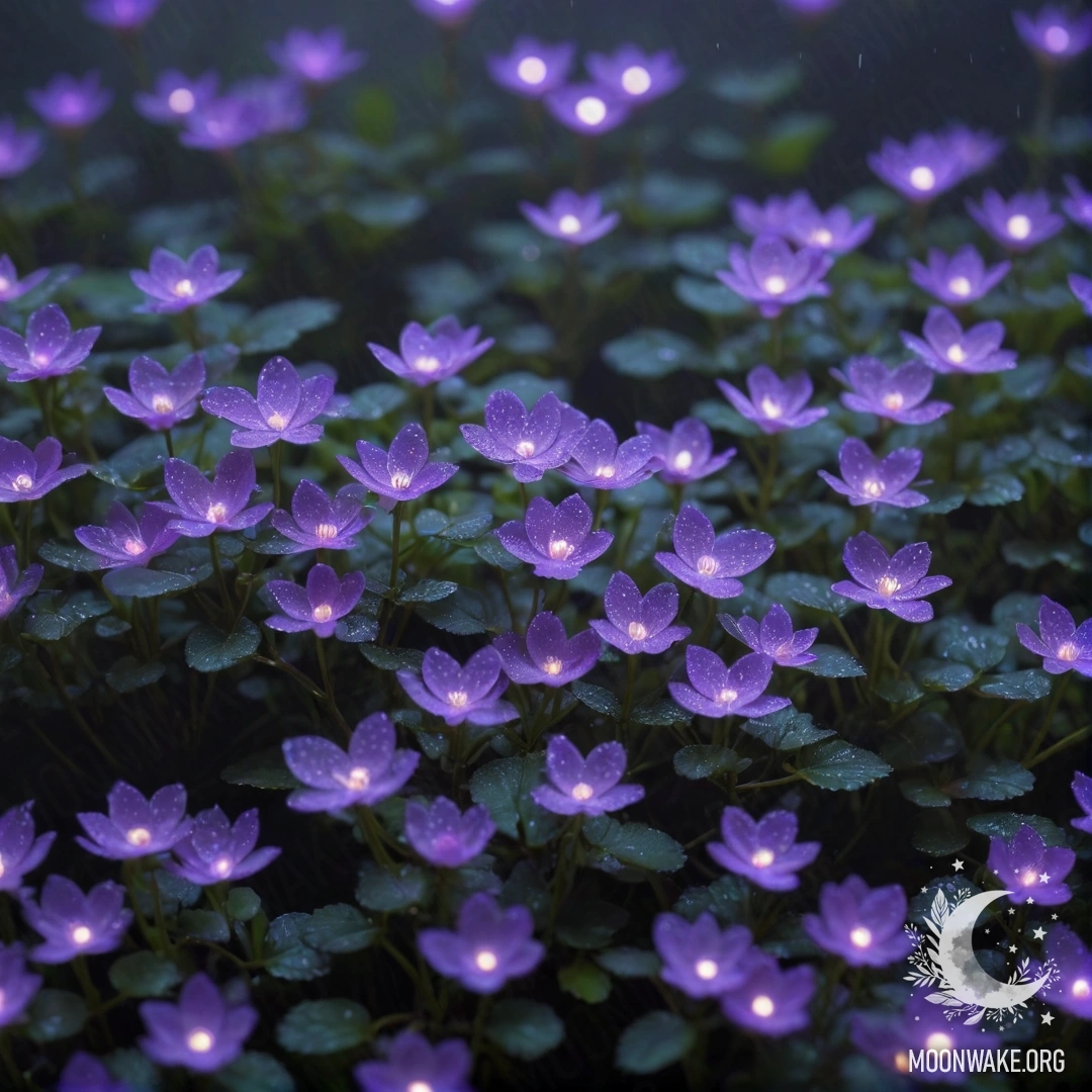 Нежный букет золотых гвоздик, окутанный туманом на закате.