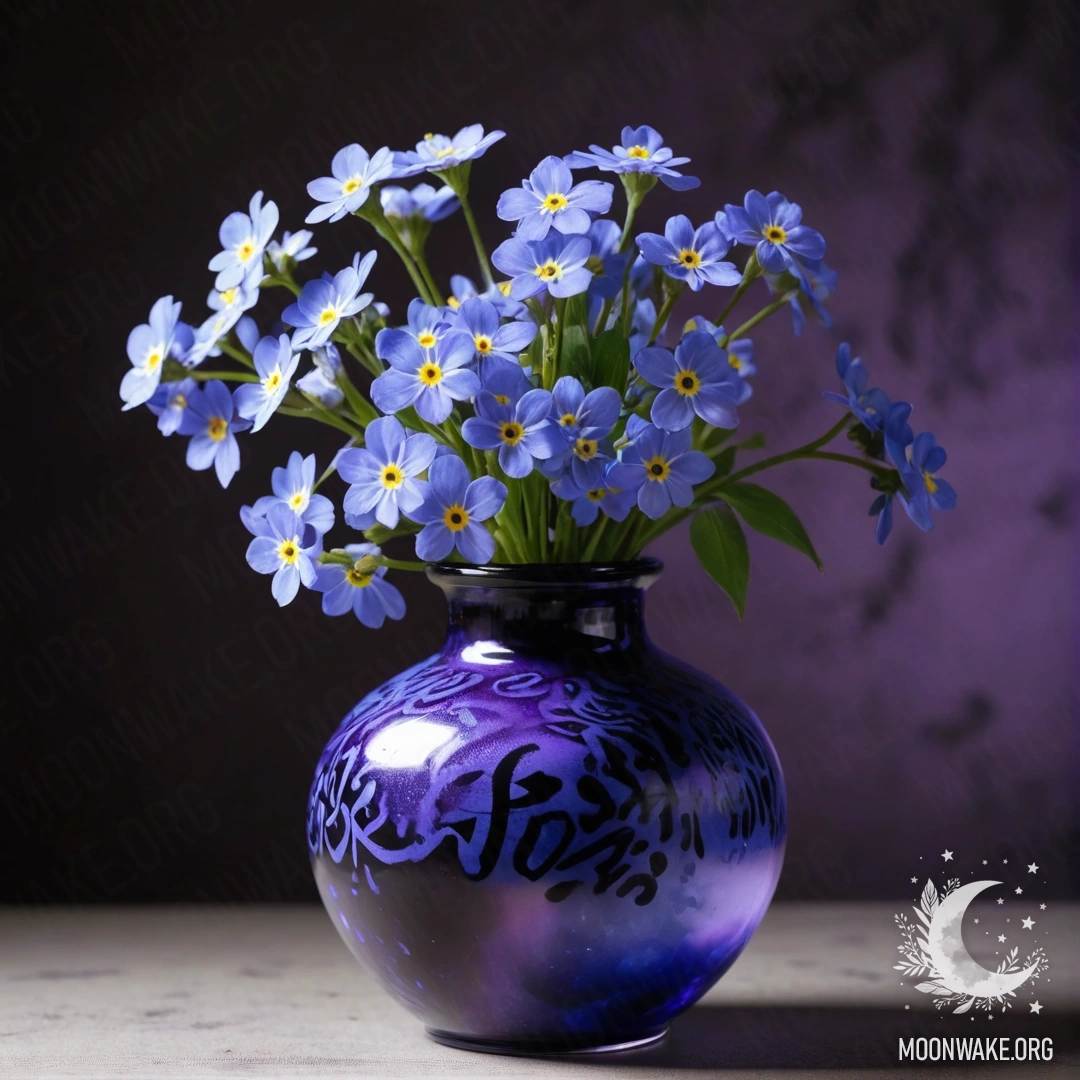 Нежный цветок камелии, покрытый инеем, на фоне заката с блестящими пайетками.