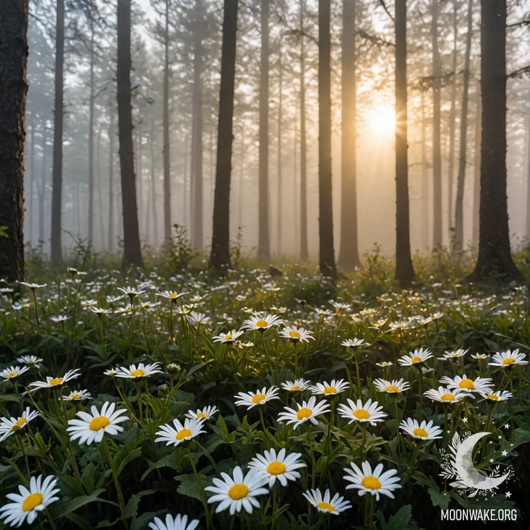 Минималистичная сцена с креслом, пледом и букетом цветов на обветшалой стене на закате.