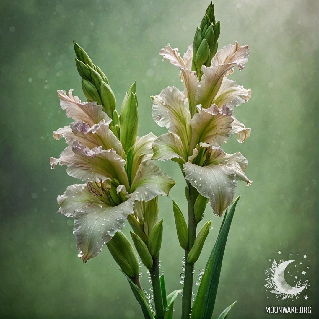 Минималистичная композиция с папоротником в вазе фуксия, освещённая солнечными лучами.