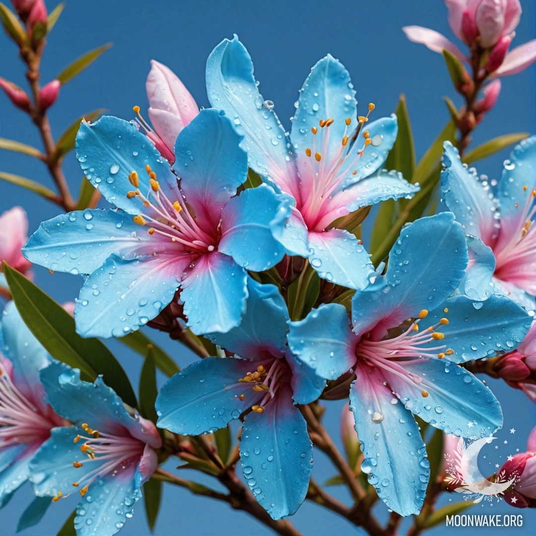 Минималистичный пейзаж вереска под ночным небом, украшенный стразами кремово-желтого цвета.