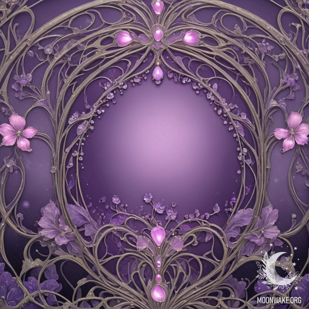 Оливковая корзина, наполненная мимозой, окруженная туманом ночью.