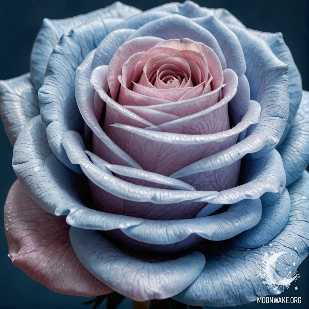 Нежная роза, сделанная из пластика, с детализированными лепестками.