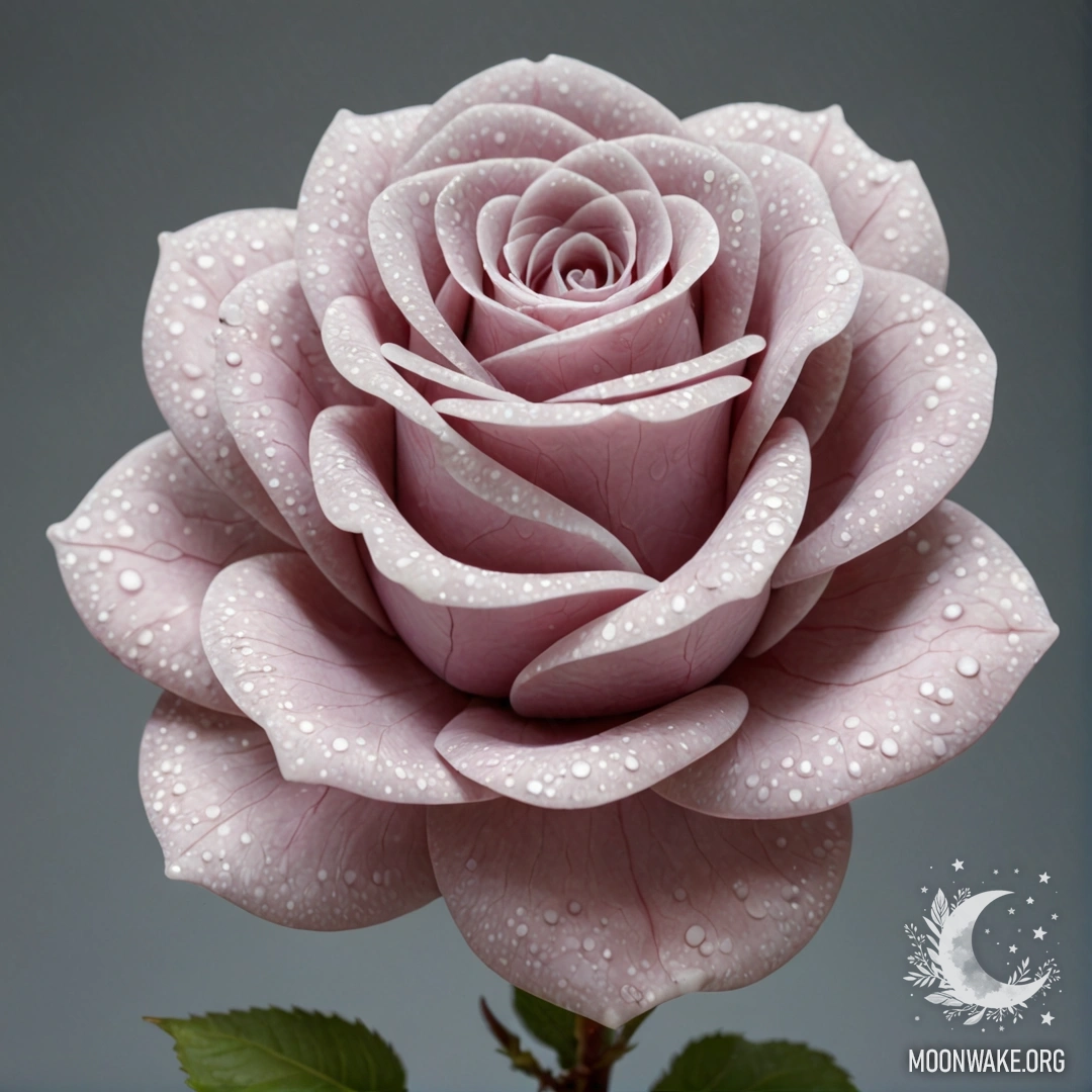 Яркая и привлекательная роза, изготовленная из резины, демонстрирующая свою уникальную текстуру.