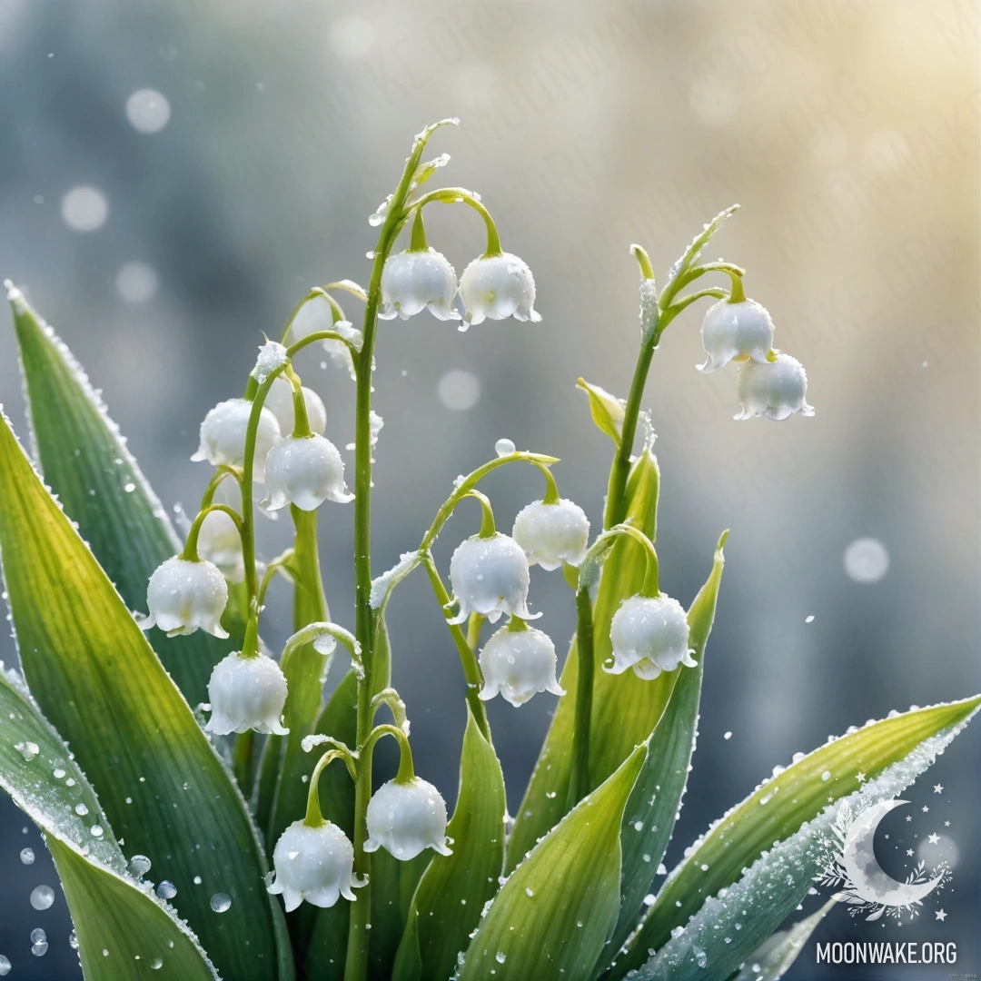 Спокойный букет гераний цвета шалфея на фоне заката.