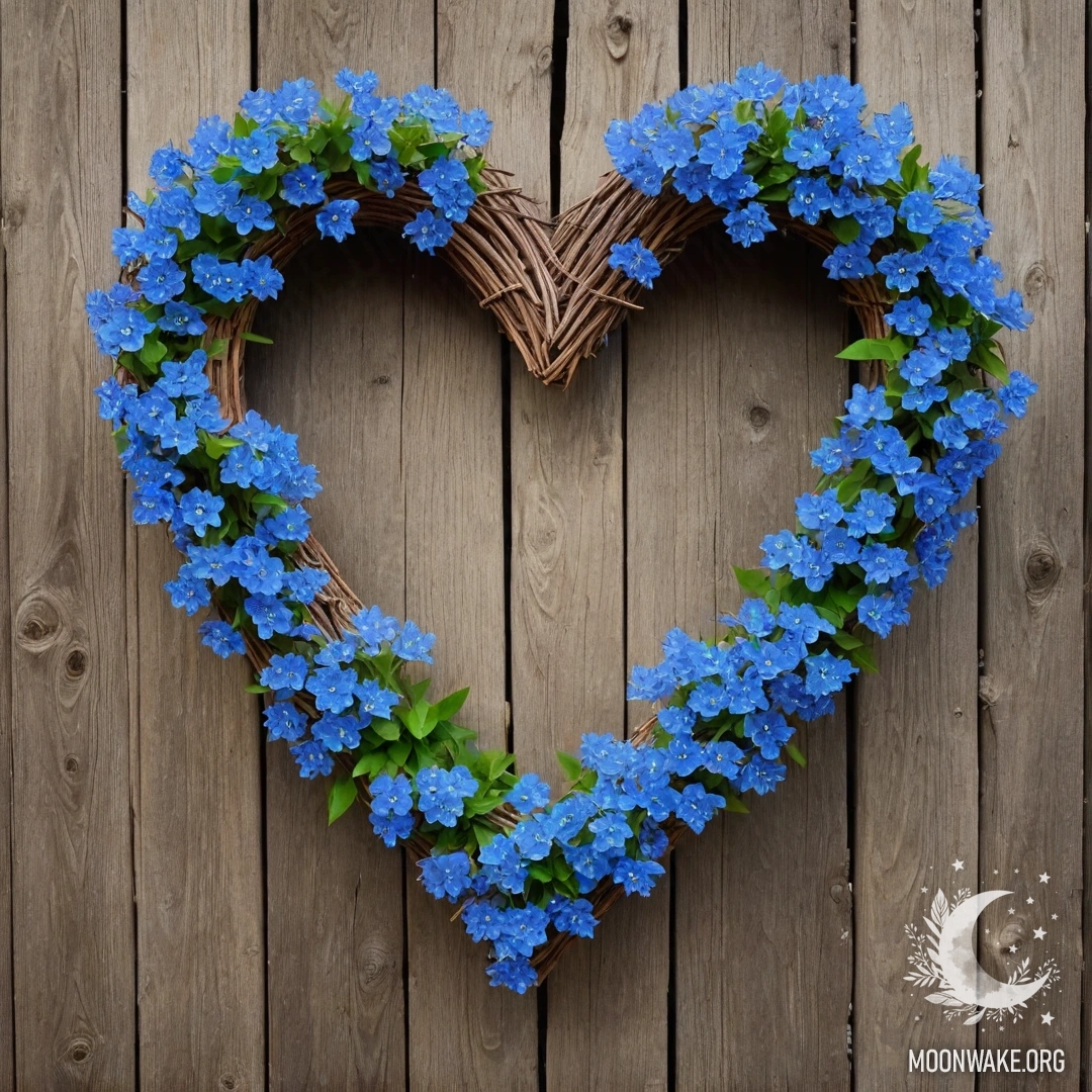 Старое, потрёпанное деревянное подоконник, украшенное белой фарфоровой вазой с нарциссами и незабудками, окутанное густым туманом.