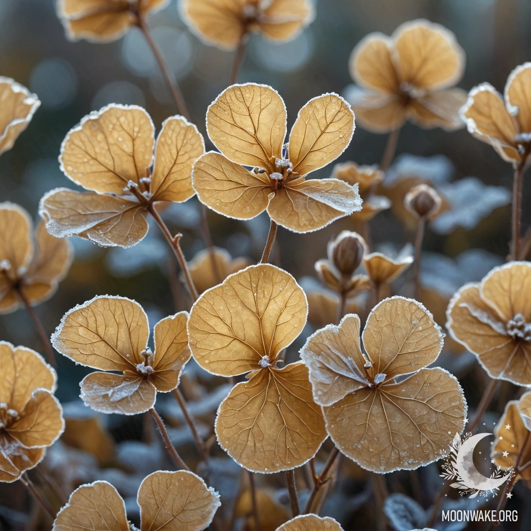 Нежный цветок делфиниума пастельных оттенков на фоне тумана.