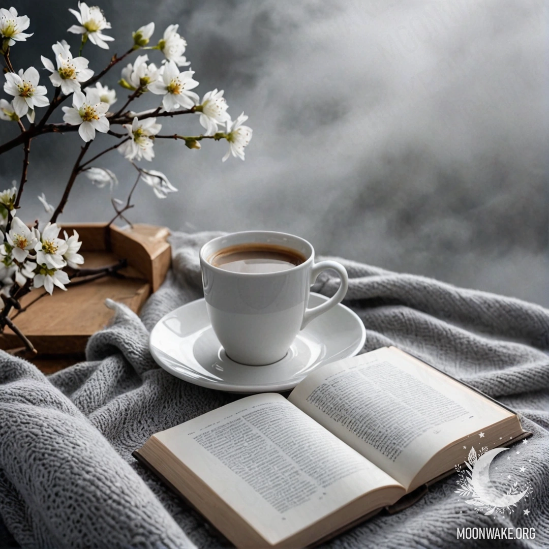 Стеклянная ваза с ромашками на деревянном подоконнике на закате.